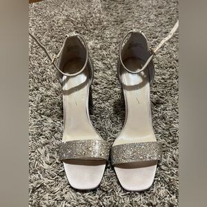 Betsey Johnson Glittering Gold Heels